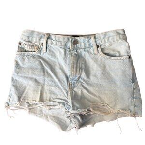BDG Urban Outfitters Light Wash High Rise Distressed Shorts Size 26